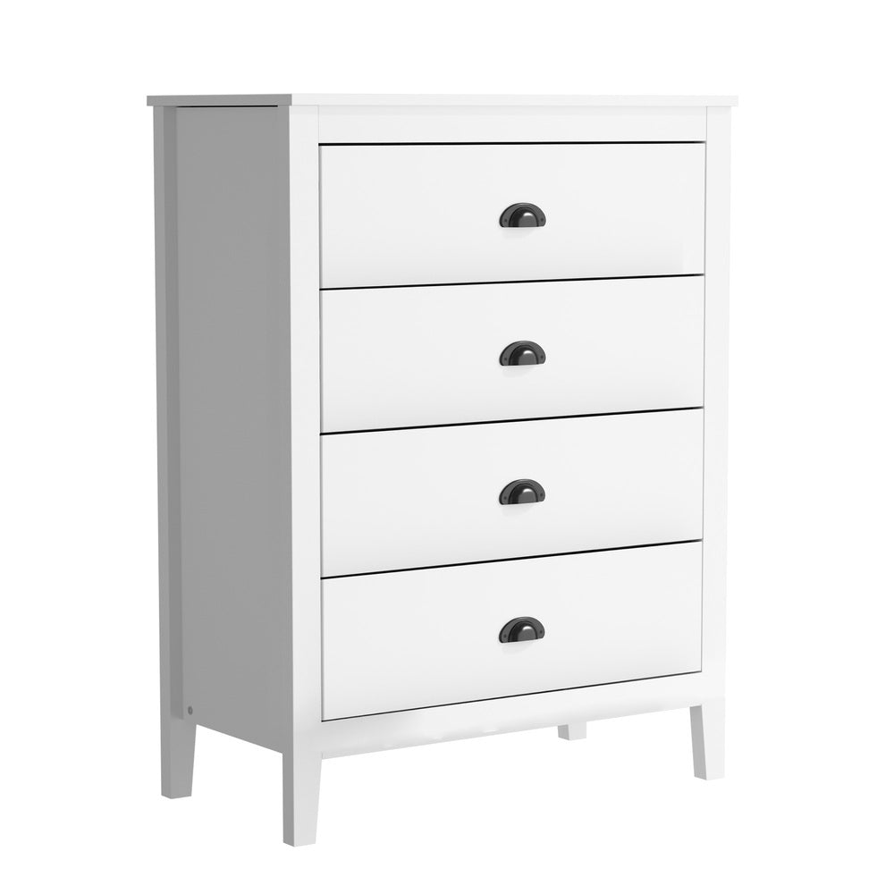 4/6 Chest of Drawers and Bedside Table Vintage Bedroom Set