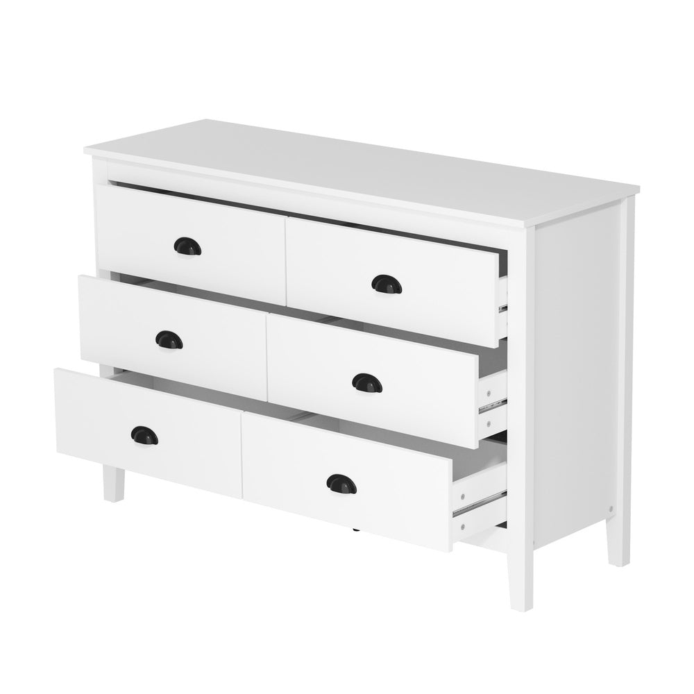 4/6 Chest of Drawers and Bedside Table Vintage Bedroom Set