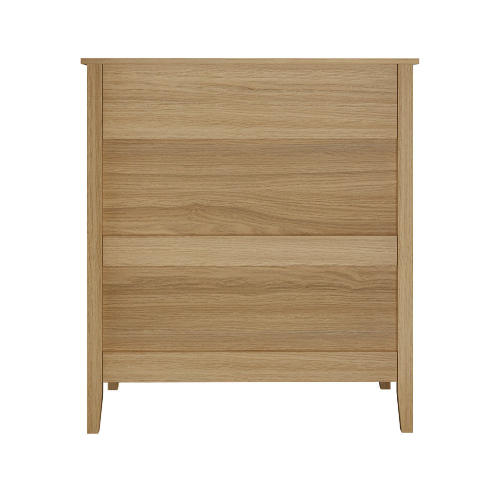 5 Chest of Drawers Dresser Tallboy Storage Cabinet Natural