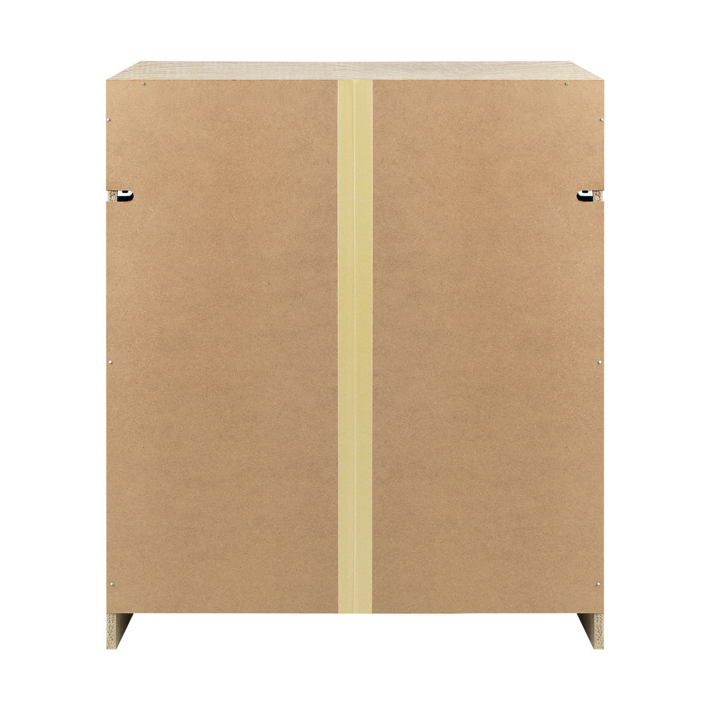 5 Chest of Drawers Tallboy Cabinet Dresser Table Wooden White Furniture
