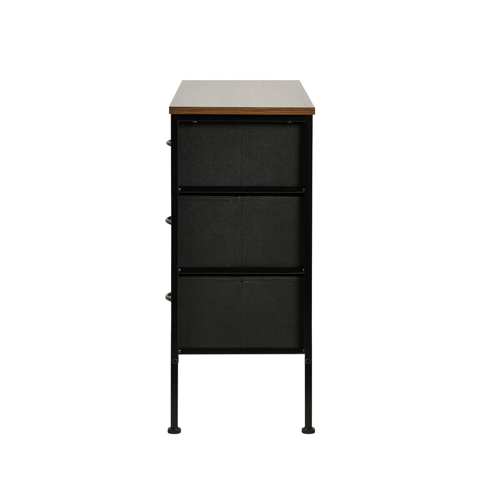 Lowboy 5 Chest Of Drawers Cabinet Retro