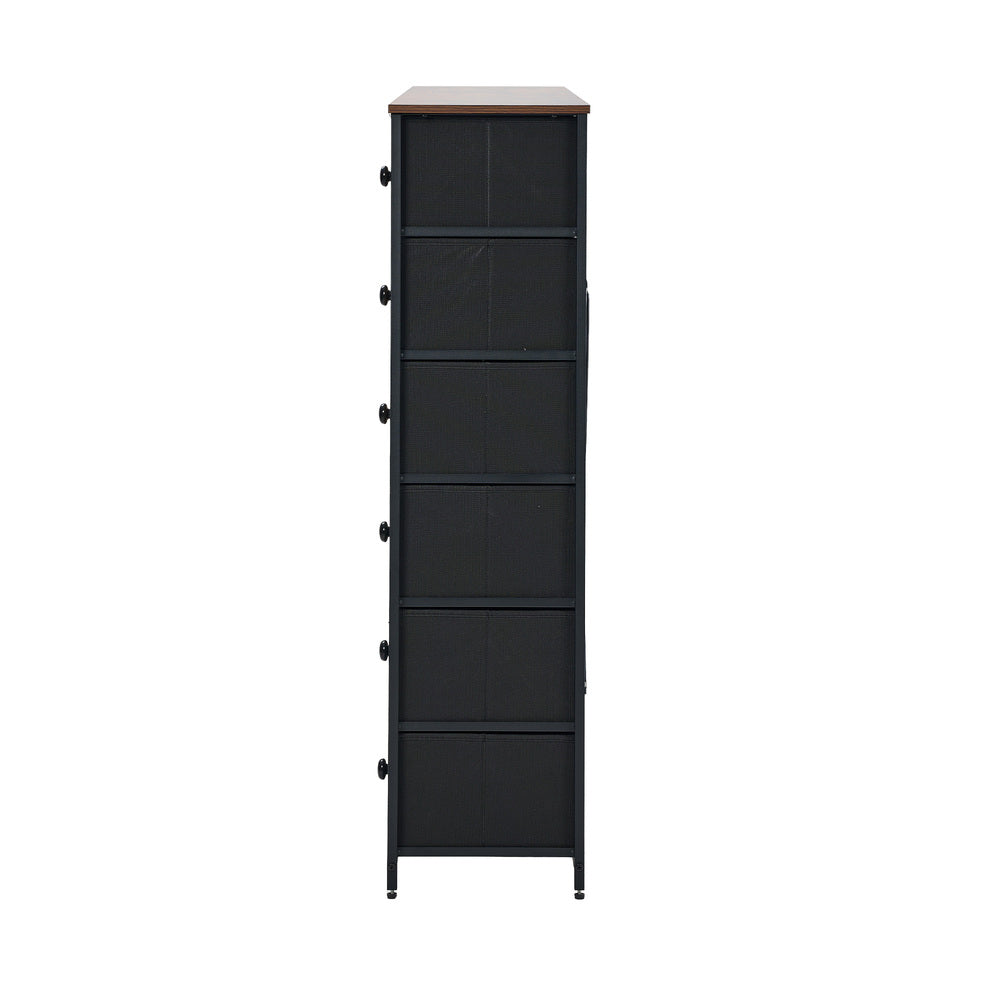 8 6 &9-Drawer Chest Fabric Tallboy Retro Vintage Dresser Bedroom Storage Organizer - Fabric finish - photo 20