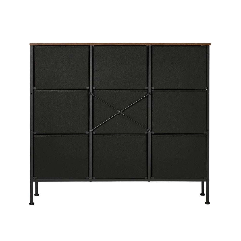 9 Drawer Retro Tallboy Foldable Fabric | Simpledeals