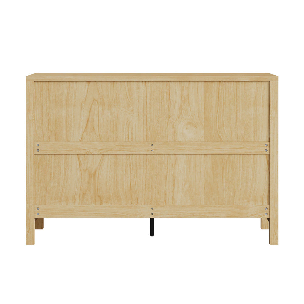 6 Chest of Drawers Dresser Tallboy Storage Cabinet Natural