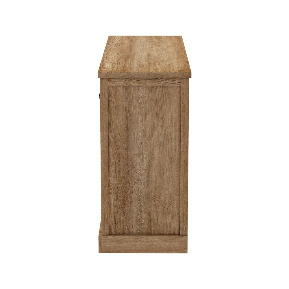 7 Drawer Tallboy Dresser Bedroom Storage Cabinet Natural Wood