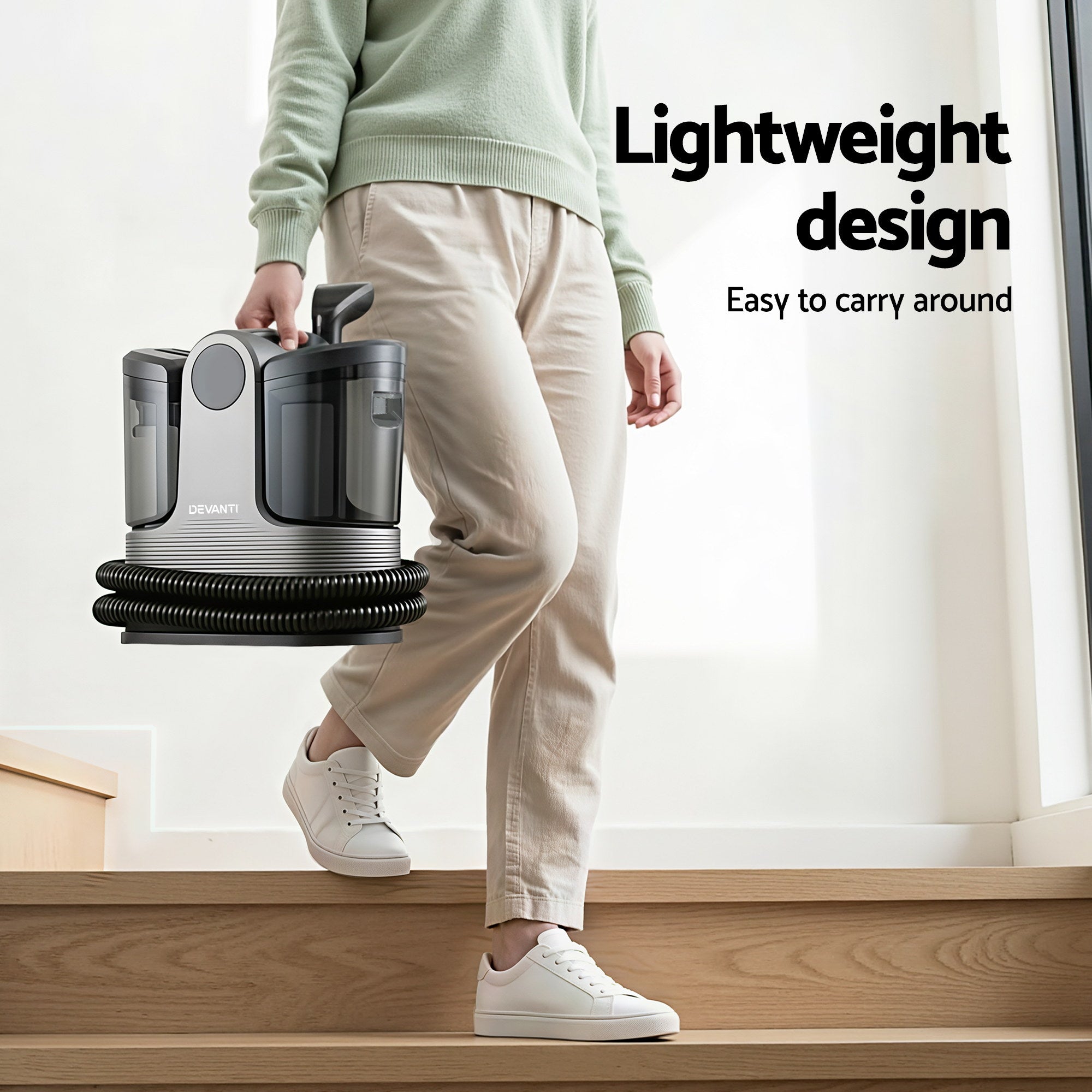 1700W Handheld Carpet Washer Vacuum Cleaner with Rapid Heat