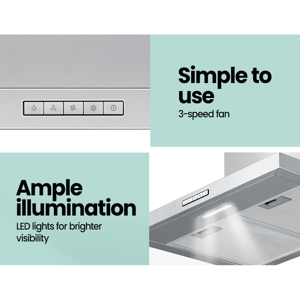 600Mm Rangehood 60Cm Range Hood Led Light, 600Mm