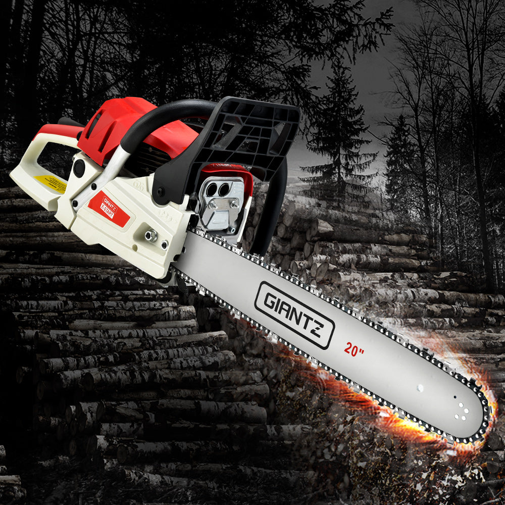 62Cc 20" Bar E-Start Pruning Chainsaw Commercial Grade
