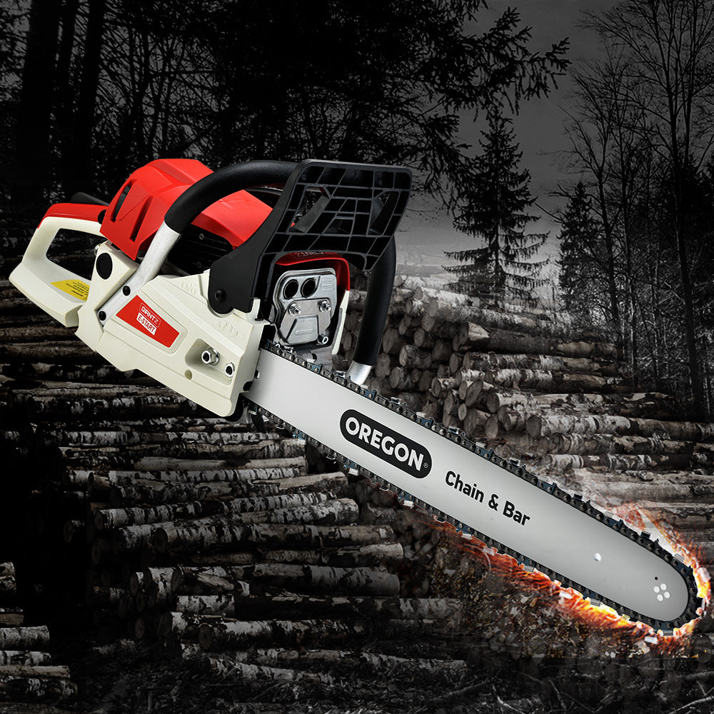 52Cc 20 Oregon Bar E-Start Pruning Chainsaw, Commercial Grade