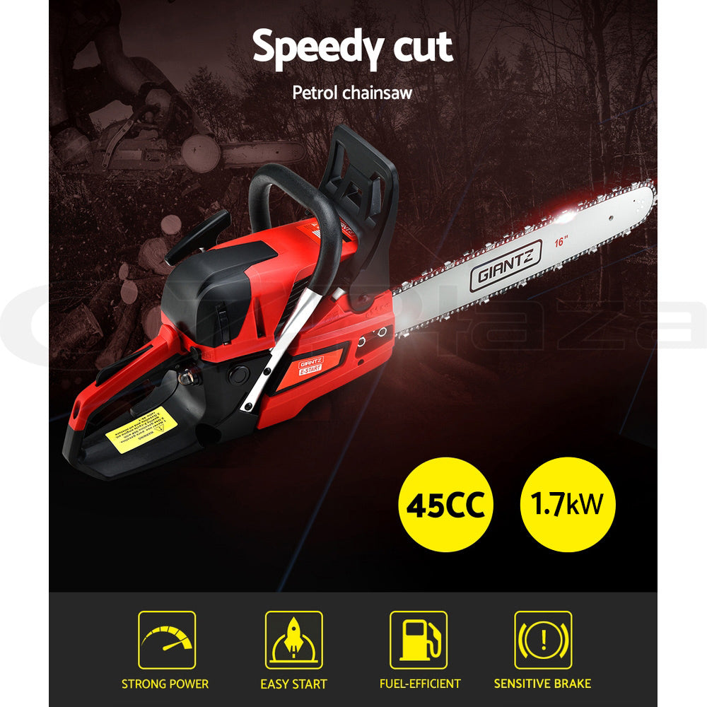 45Cc 16 Bar E-Start Pruning Chainsaw, Commercial Grade