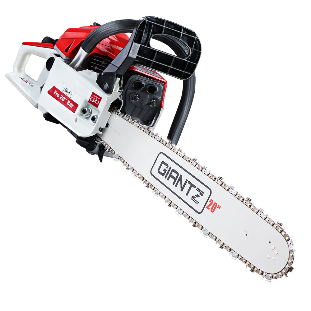 52Cc Bar E-Start Pruning Chainsaw (White), Commercial Grade