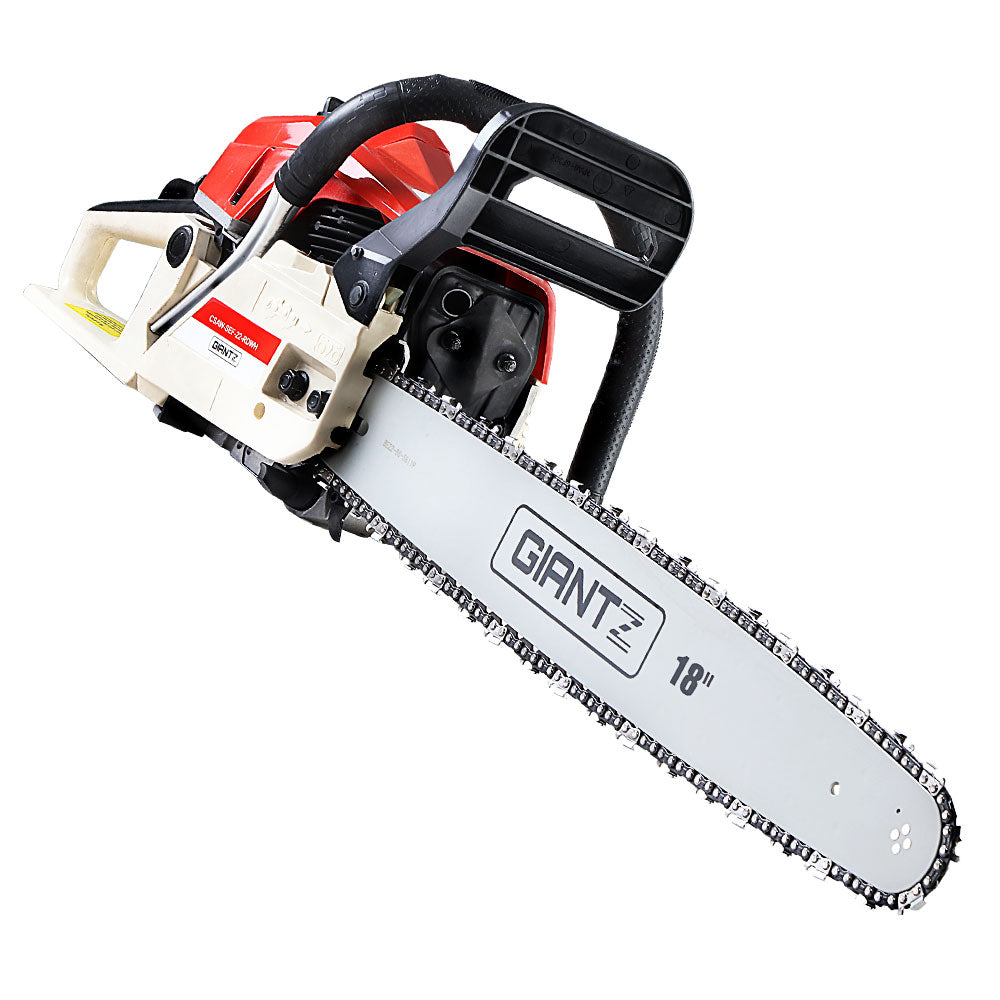 75Cc 18" Bar E-Start Pruning Chainsaw, Commercial Grade