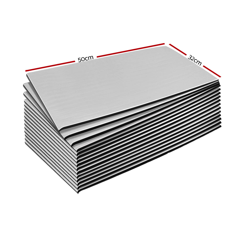 36Pcs 32Cm X 50Cm Car Sound Deadener Butyl Noise Insulation | 36Pcs