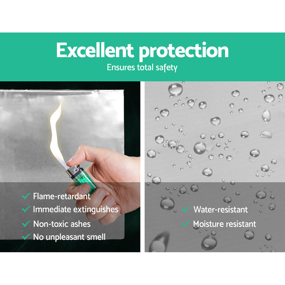 36Pcs 32Cm X 50Cm Car Sound Deadener Butyl Noise Insulation | Heat Proof Self Adhesive