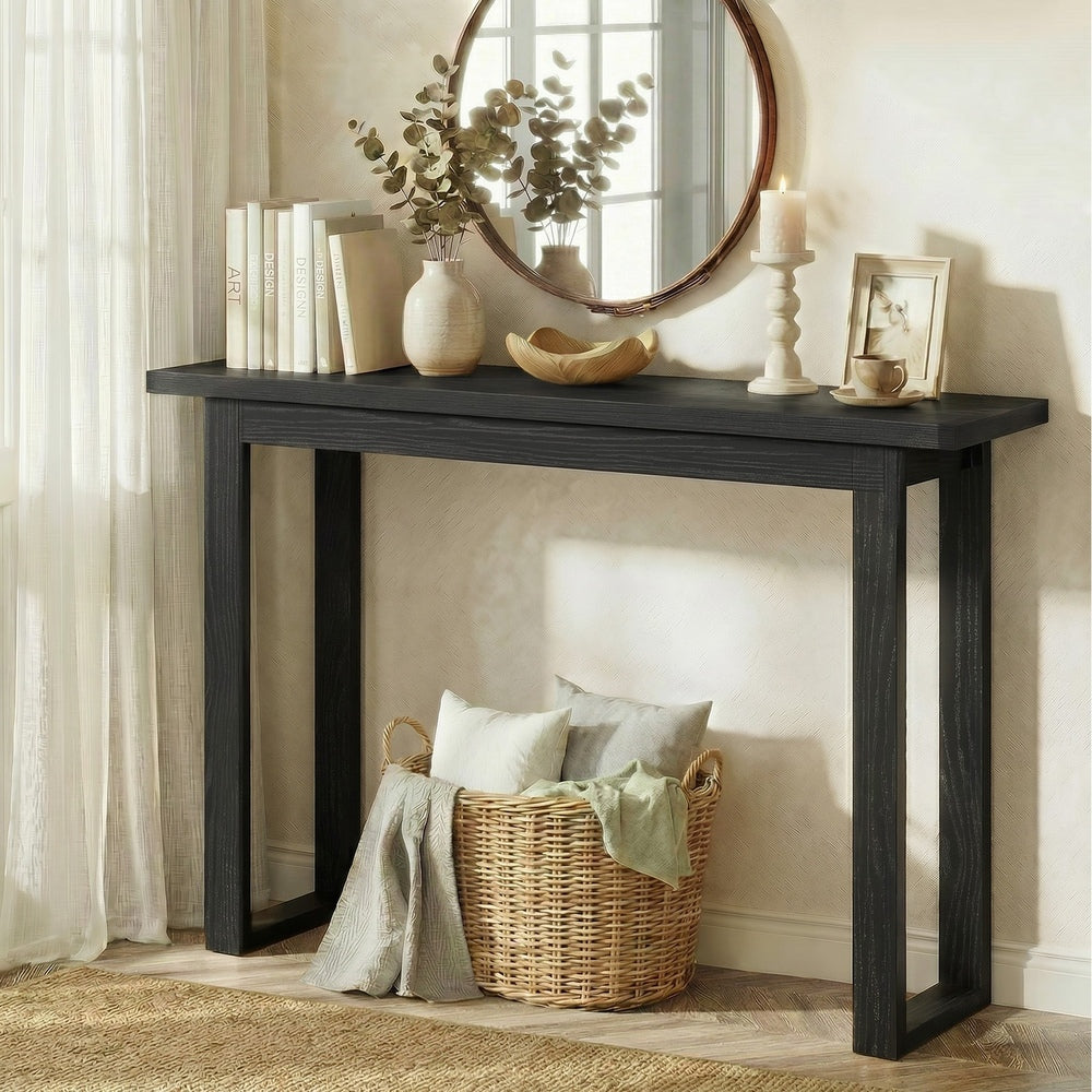 Hallway Console Table Narrow Black 110cm | Simpledeals