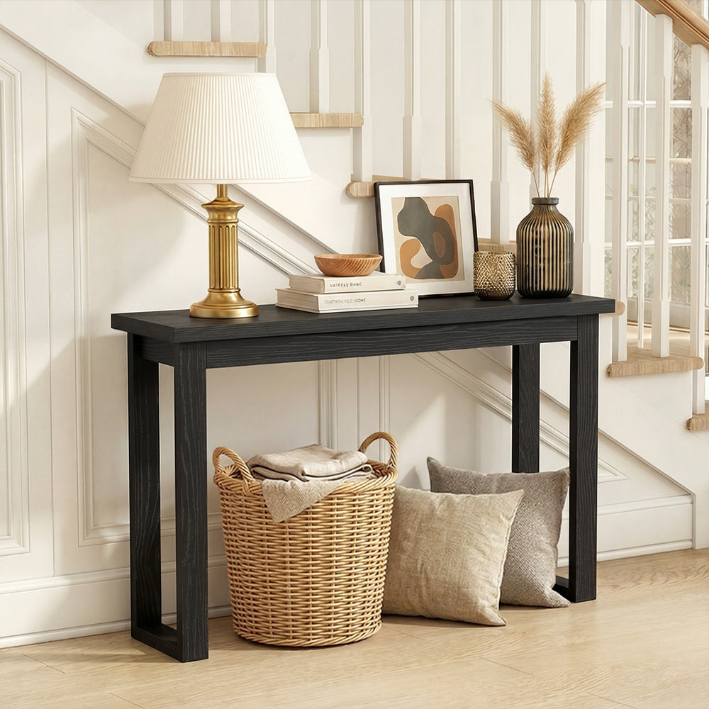 Hallway Console Table Narrow Black 110cm | Simpledeals