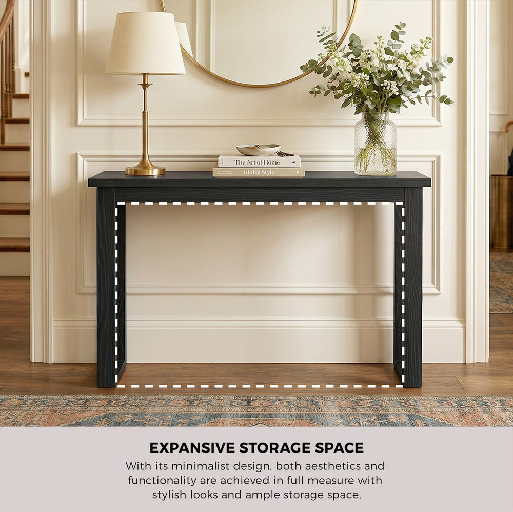 Hallway Console Table Narrow Black 110cm | Simpledeals