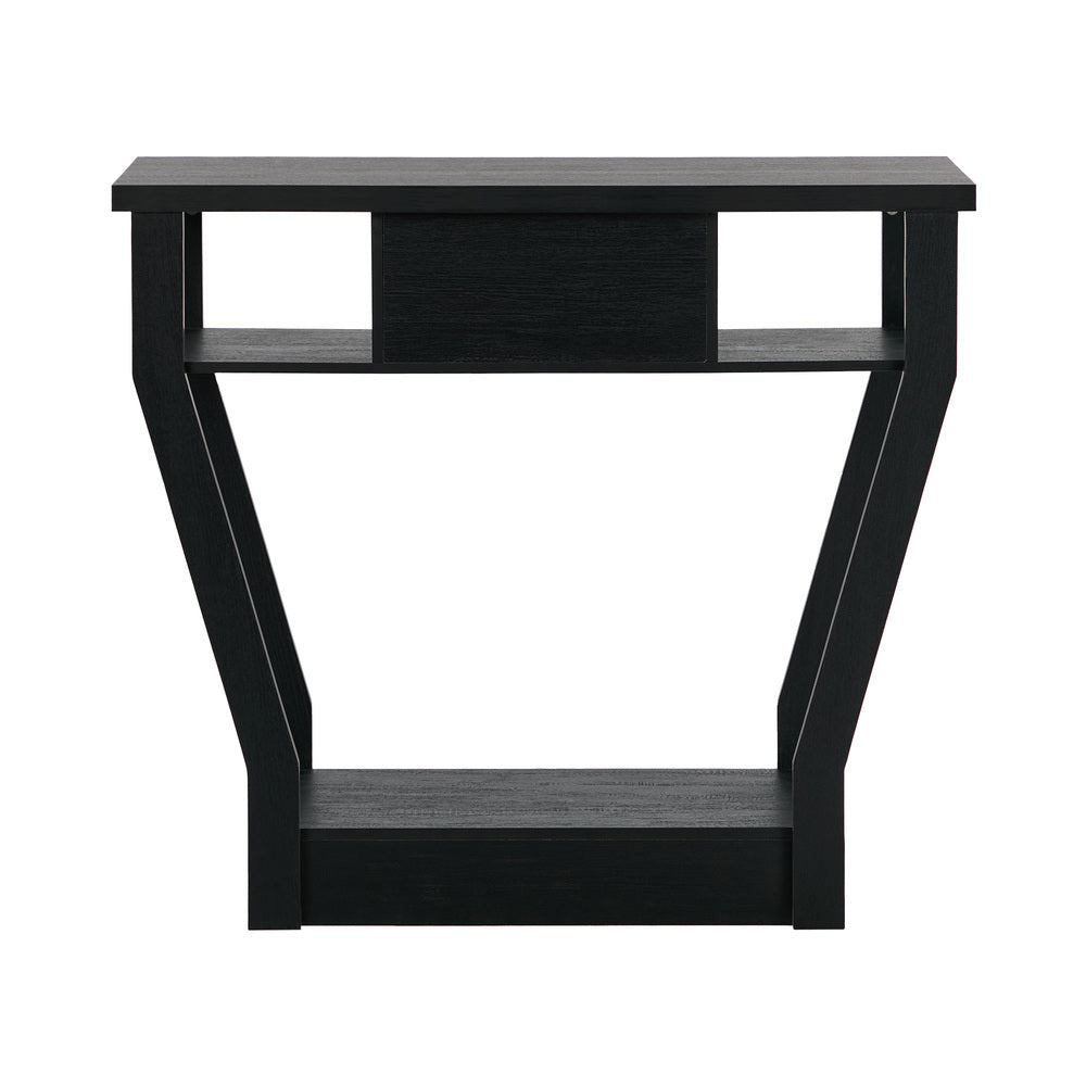 Black Console Table Hallway Drawer Storage | Simpledeals