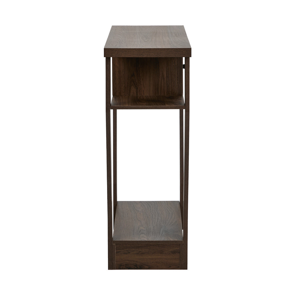 Console Table Drawer Hallway Storage Walnut | Simpledeals