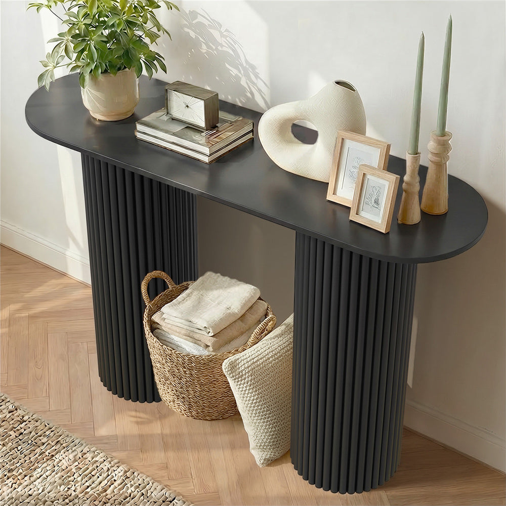 Black table 115x35x76.5cm, view 7