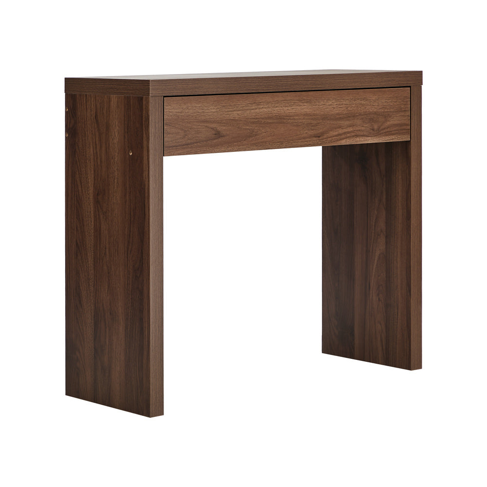 Walnut Console Table Drawer Entryway 90cm | Simpledeals
