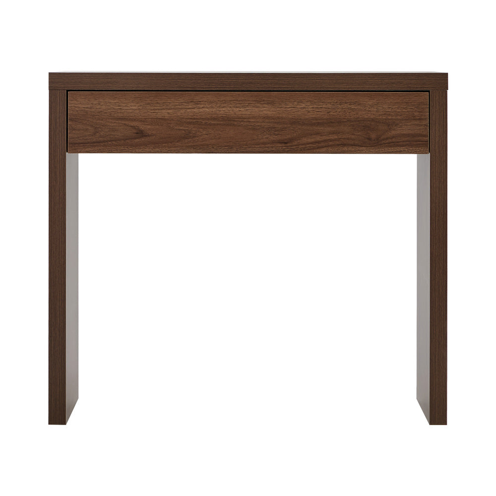 Walnut Console Table Drawer Entryway 90cm | Simpledeals