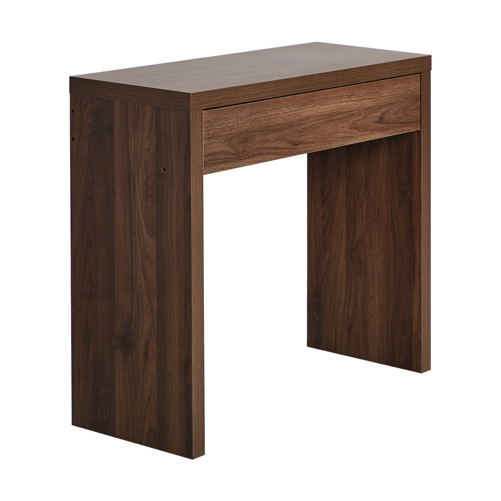 Walnut Console Table Drawer Entryway 90cm | Simpledeals