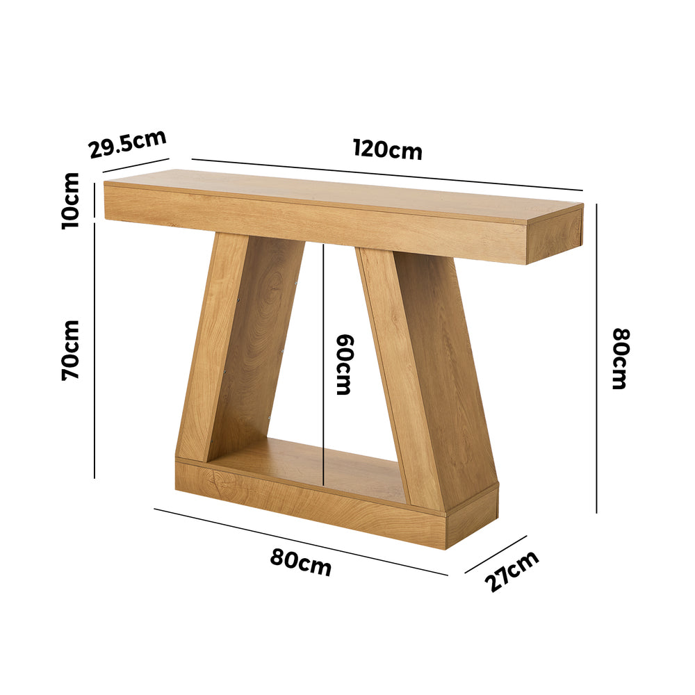 Console Table Hallway Narrow Table Entryway Display Shelf