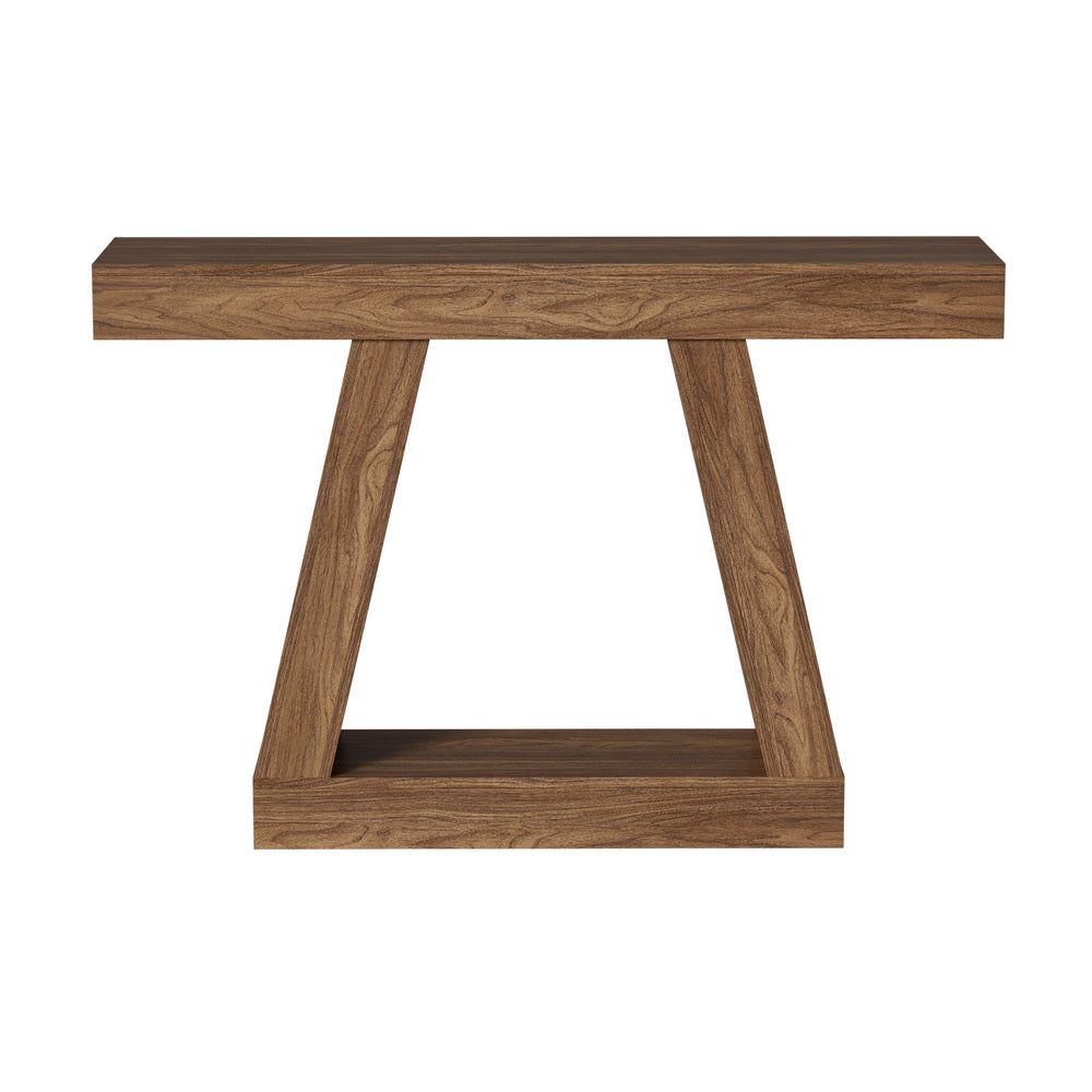 Walnut Console Table Hallway Display Shelf | Simpledeals