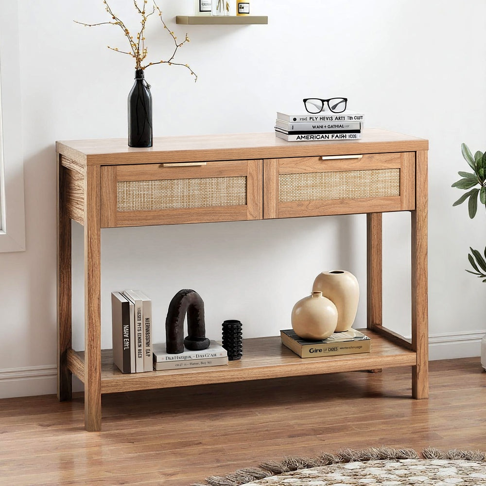7 Drawer Tallboy Dresser Bedroom Storage Cabinet Natural Wood
