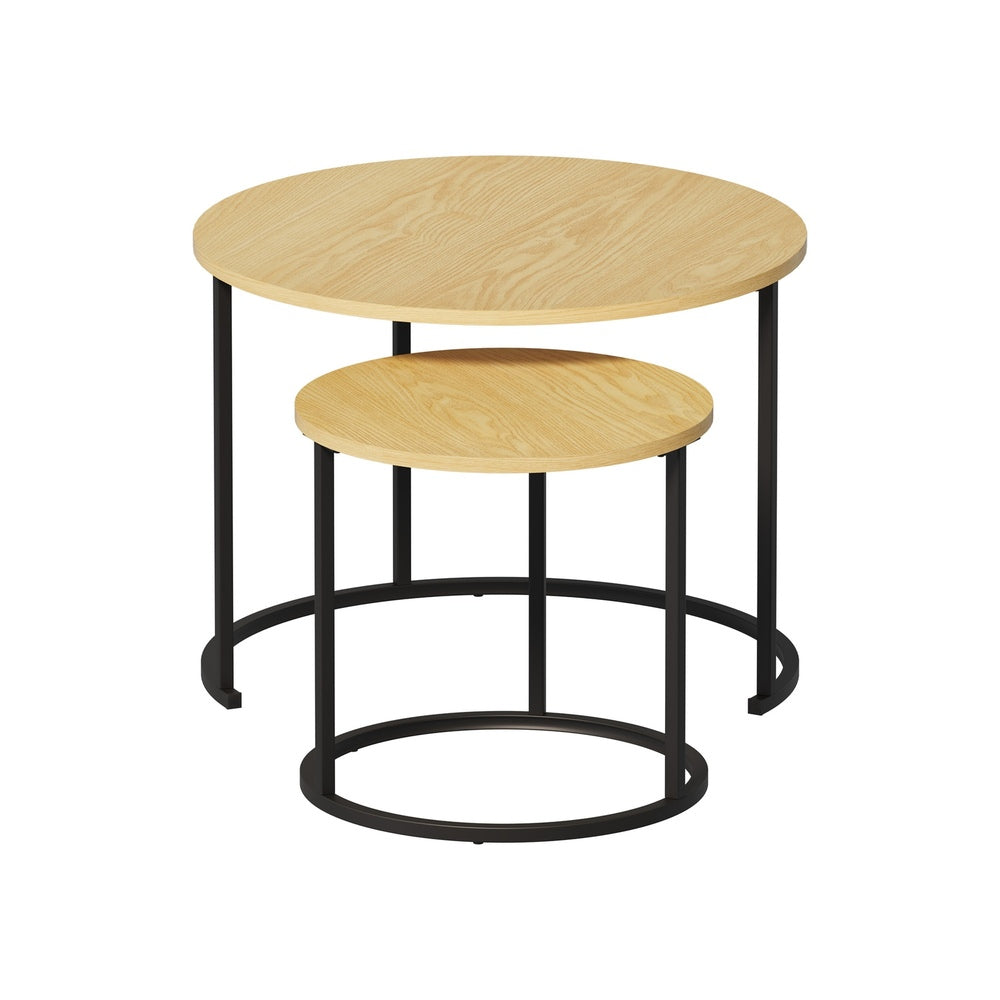 Natural coffee table 60x60x45cm, detail