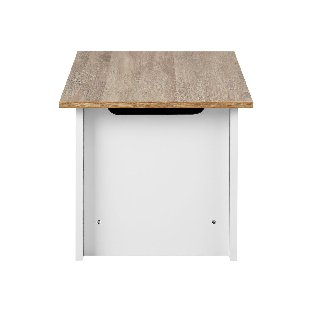 Contemporary Elegance of a Lift-Up Coffee Table with Display Shelf