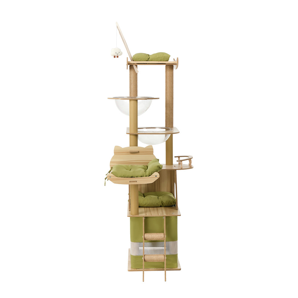 Cat Tree Tower Scratching Post Condo House Bed Furniture 190cm