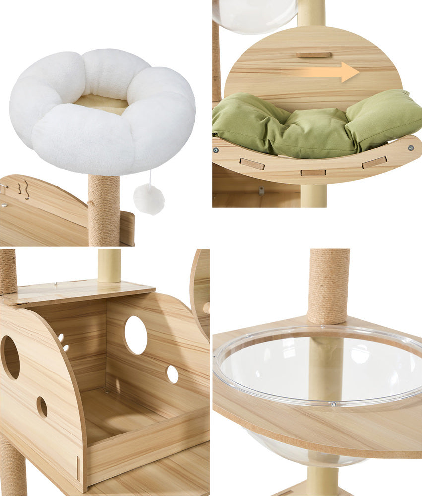 Cat Tree Scratching Post Furniture 300x150cm