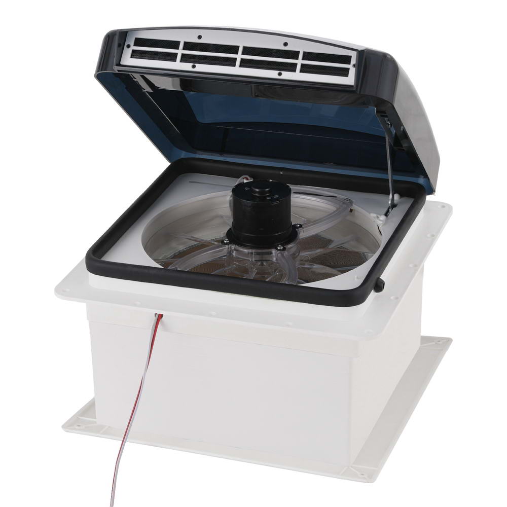 Caravan Accessories - Caravan Air Vent Roof Hatch 12V Shower Fan Reversible Airlfow Rainy Use Camper