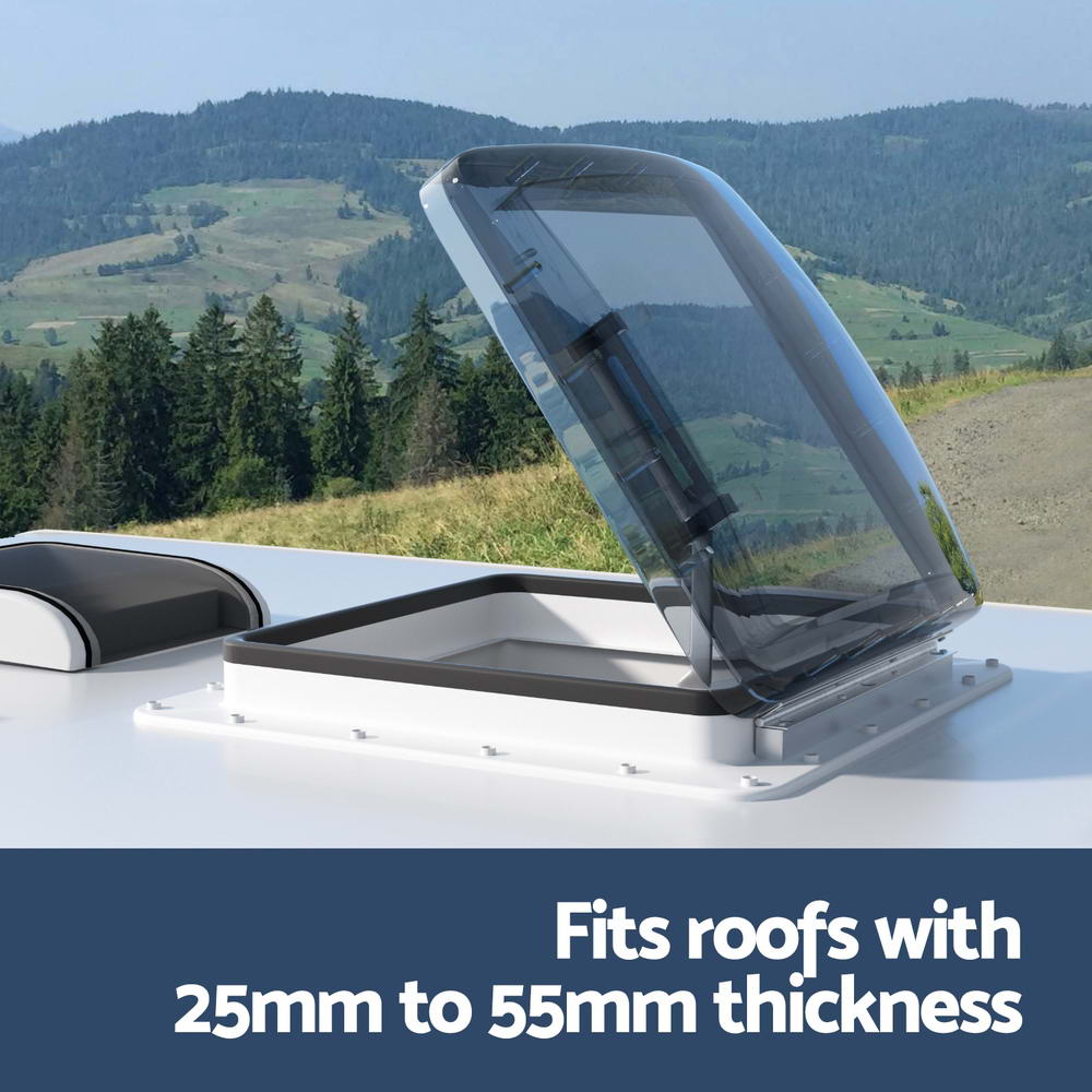 Caravan Roof Vent Air Exhaust Hatch RV Motorhome Camper White, Caravan Accessories
