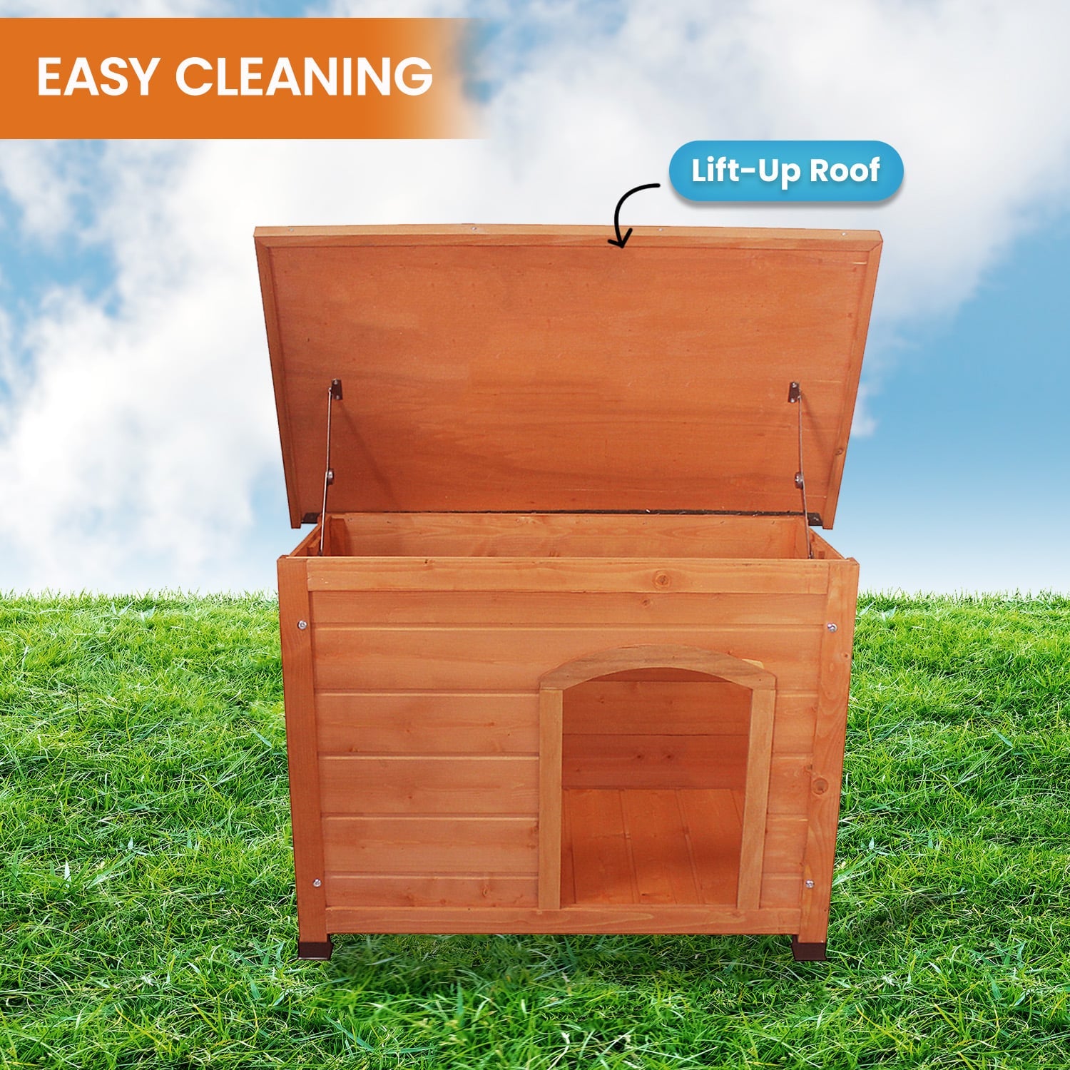 Wooden Dog Kennel Small 85x50x61cm