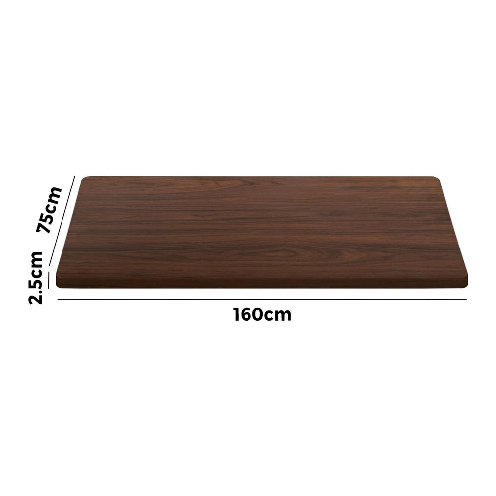 Standing Desk Top with Drilled Hole OAK 160x75cm