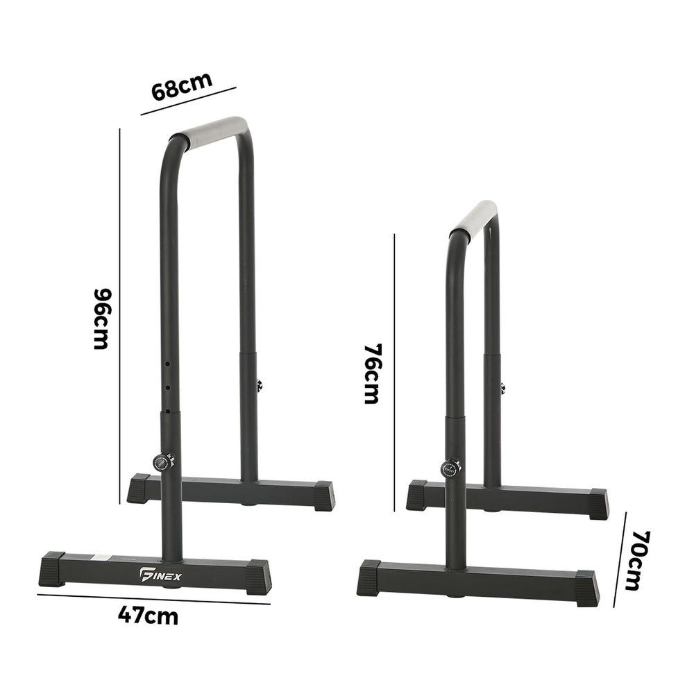 Adjustable Parallel Dip Bar Stand Fitness Equipment