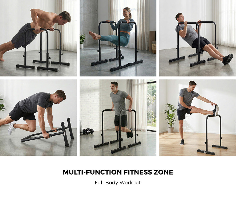 Adjustable Parallel Dip Bar Stand Fitness Equipment