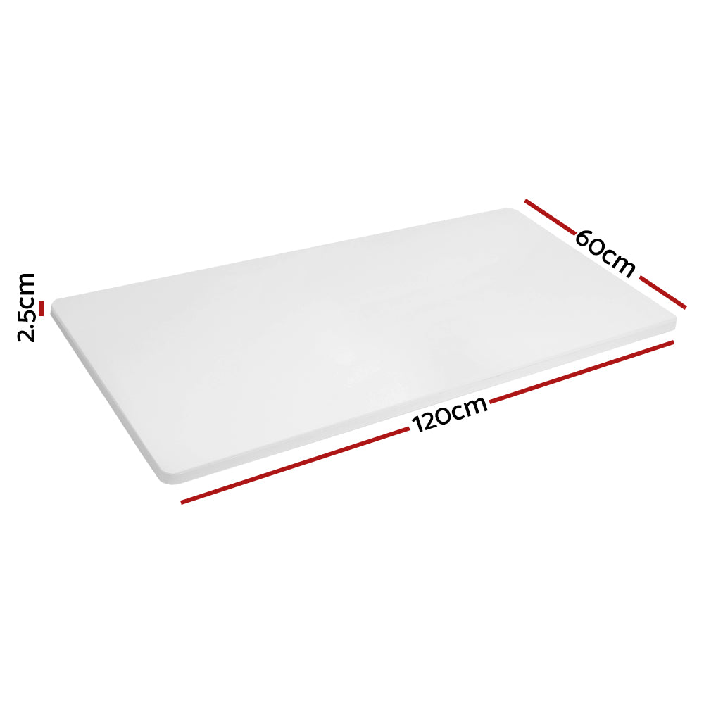 Standing Desk Top 120cm White Adjustable Sit Stand Desktop Work Surface