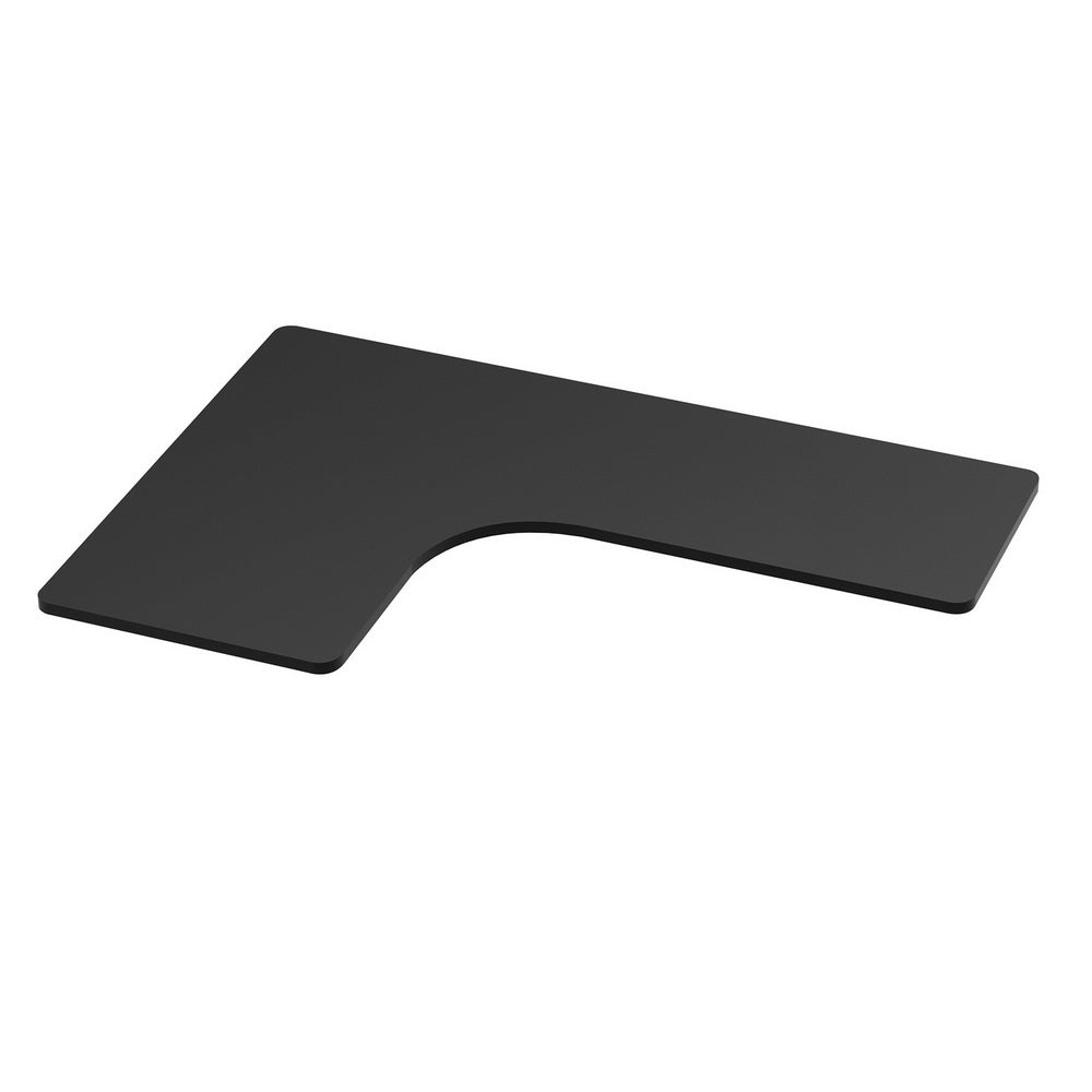 Desks - Standing Desk Top L-shape Black 160CM