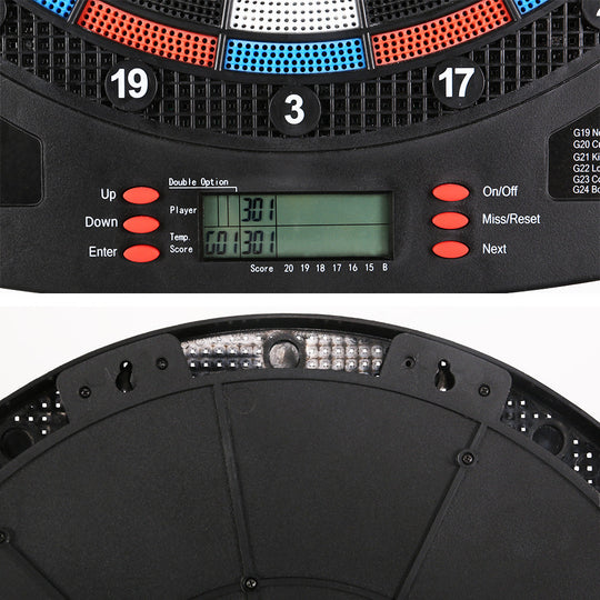 13.5" Dartboard Dart Board With Soft Tip Darts Electronic