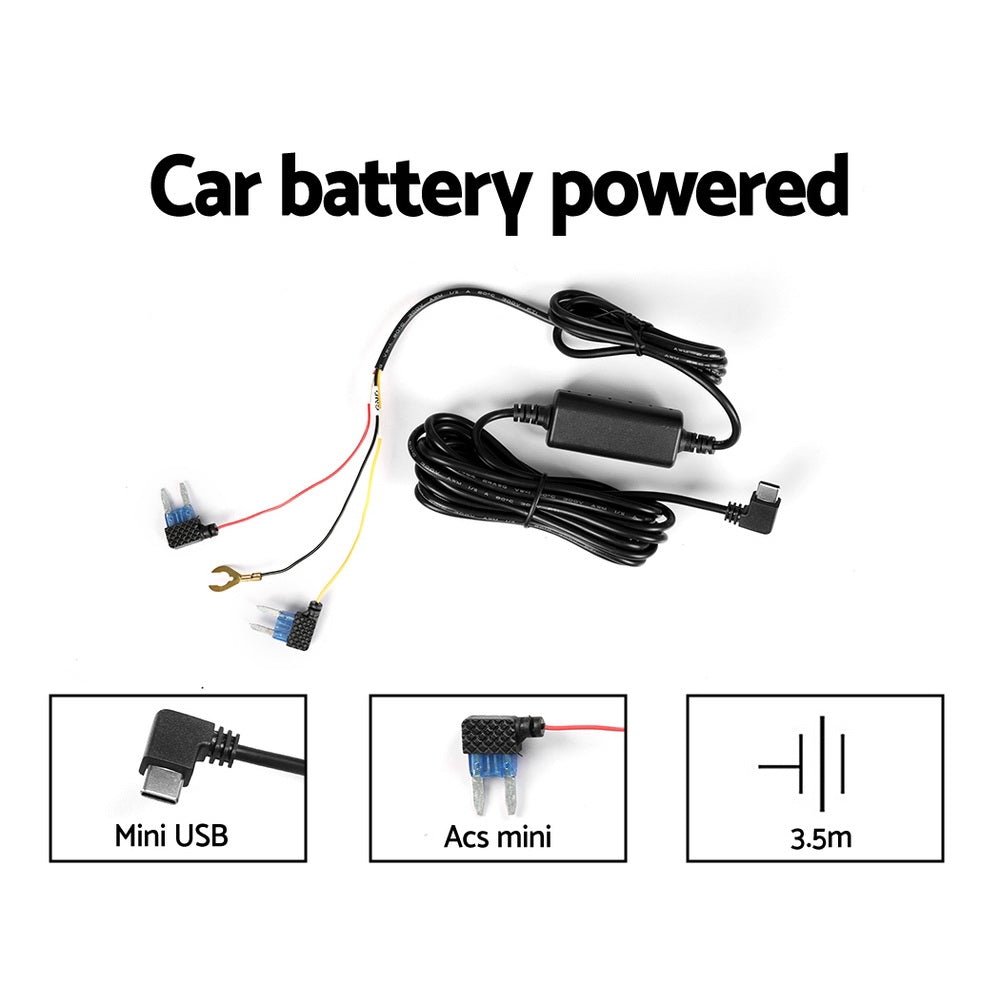 4K Dash Camera Hidden Front & Rear with WiFi Car Recorder