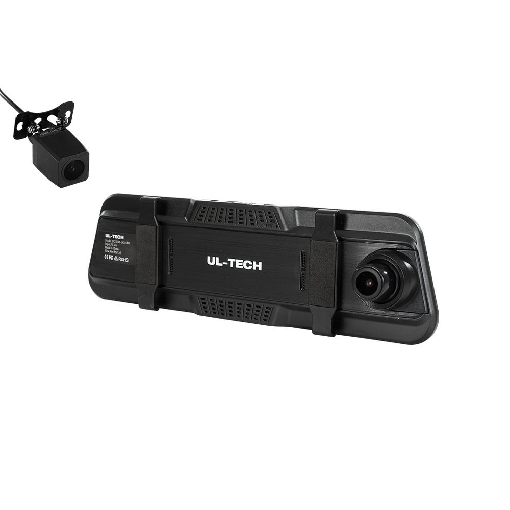 Dash Camera 1080P 9.66" Front And Rear View Cam Car Dvr Reverse Recorder, Security Cameras & Accessories