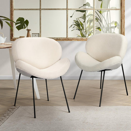 2PCS Armchair Dining Chair Accent Chairs Tub Armchairs