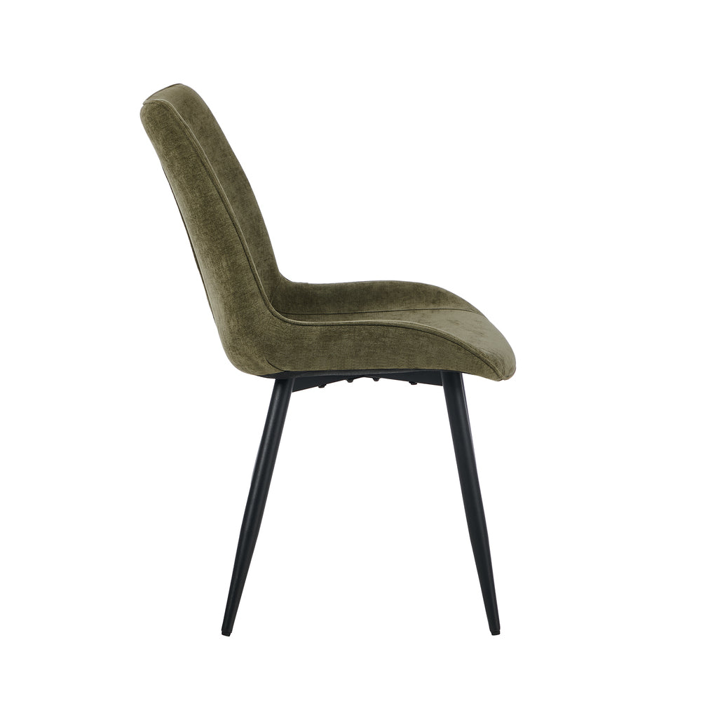 Accent Dining Chairs Linen Fabric