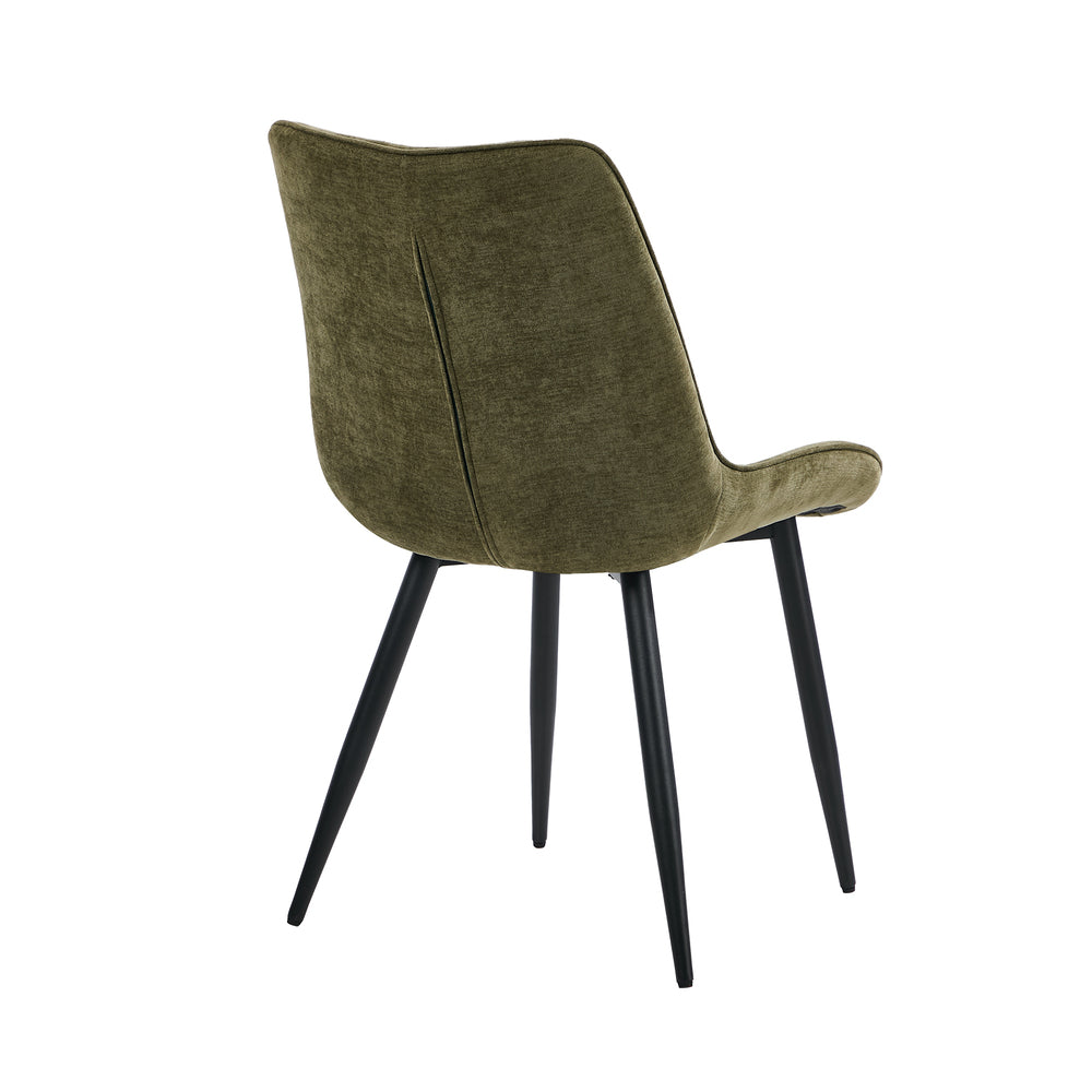 Accent Dining Chairs Linen Fabric