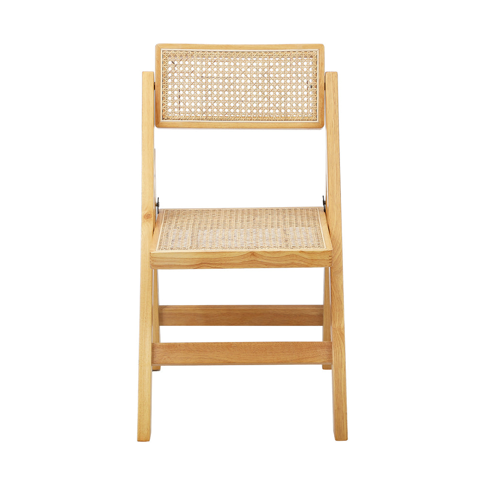 Dining Chairs Folding Rattan Chair Wooden