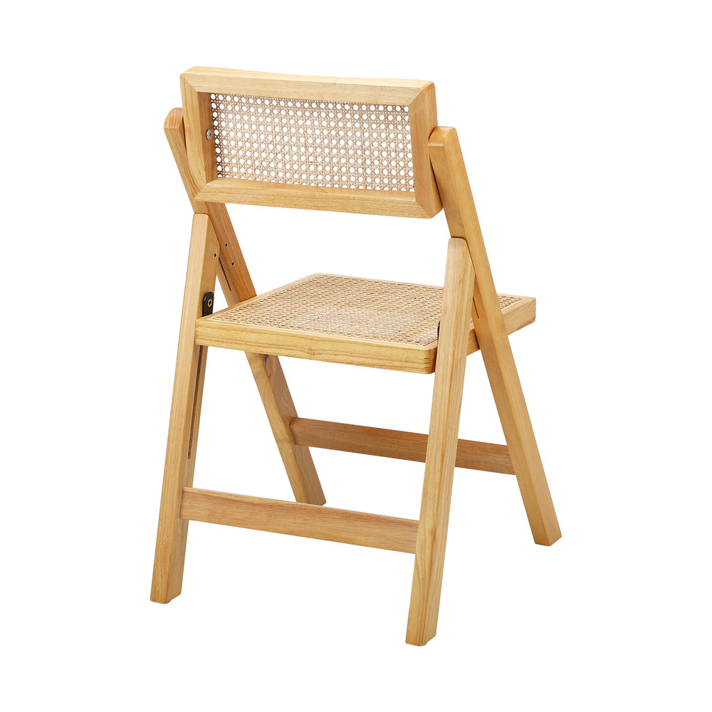 Dining Chairs Folding Rattan Chair Wooden